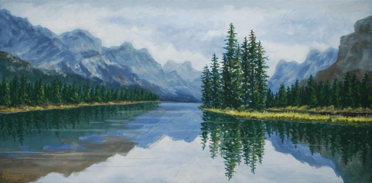 Reflections on a Mountain Lake

